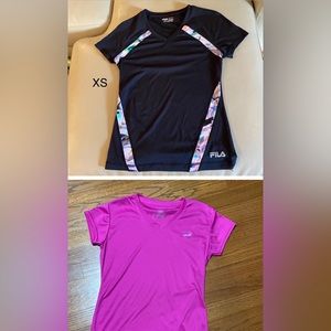 FILA & AVIA TOPS XS & SM bundle